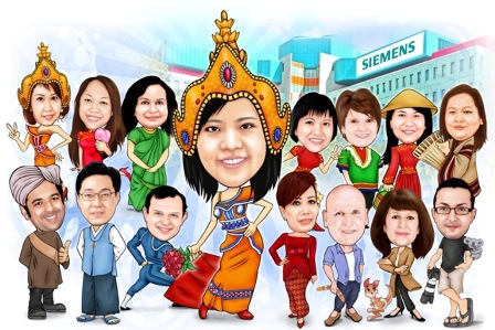 karikatur siemens internasional